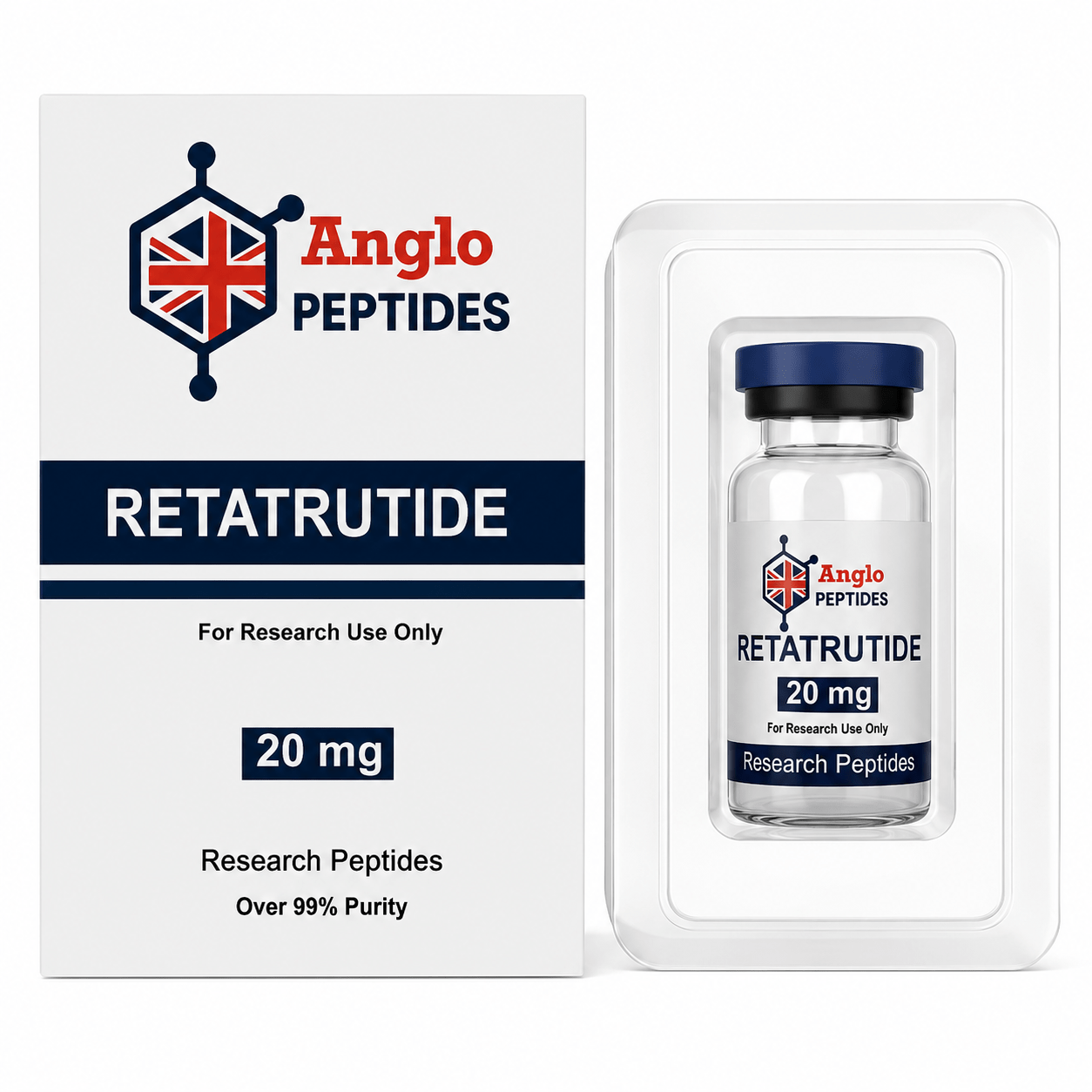 Buy Retatrutide 10mg Research Peptide UK | Anglo Peptides